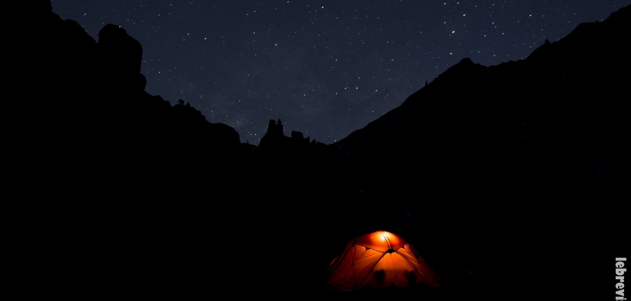 La nostra tenda sotto il cielo stellato del Ladakh